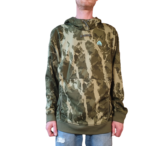 Nike vintage camo sales hoodie