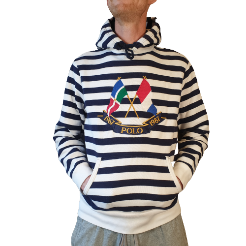 Polo cross 2025 flags hoodie