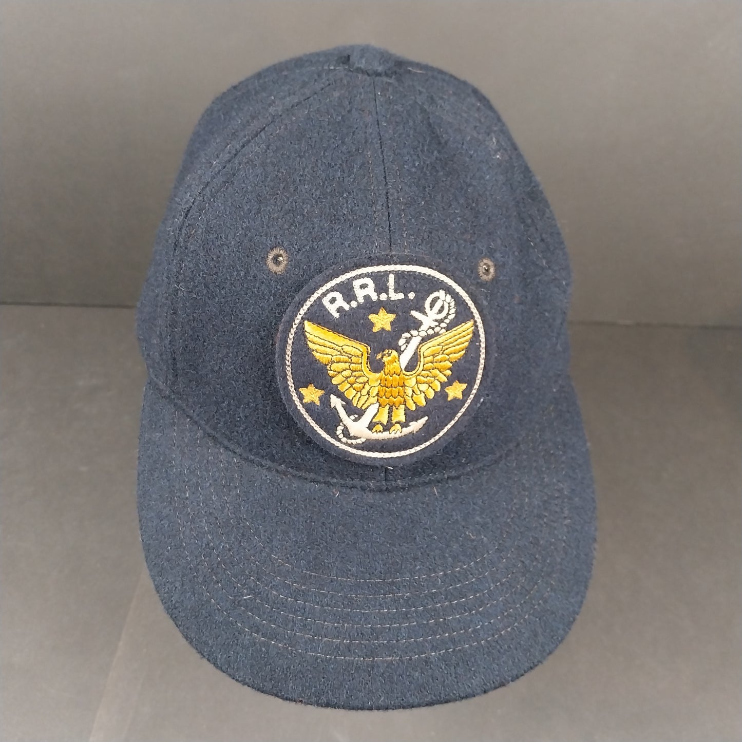 RRL - Logo-Embroidered Wool-Blend Baseball Cap