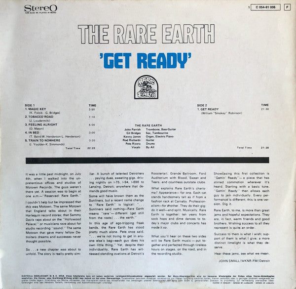 Rare Earth - Get Ready (Vinyl LP)