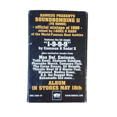 Rawkus Soundbombing II Promo Cassette