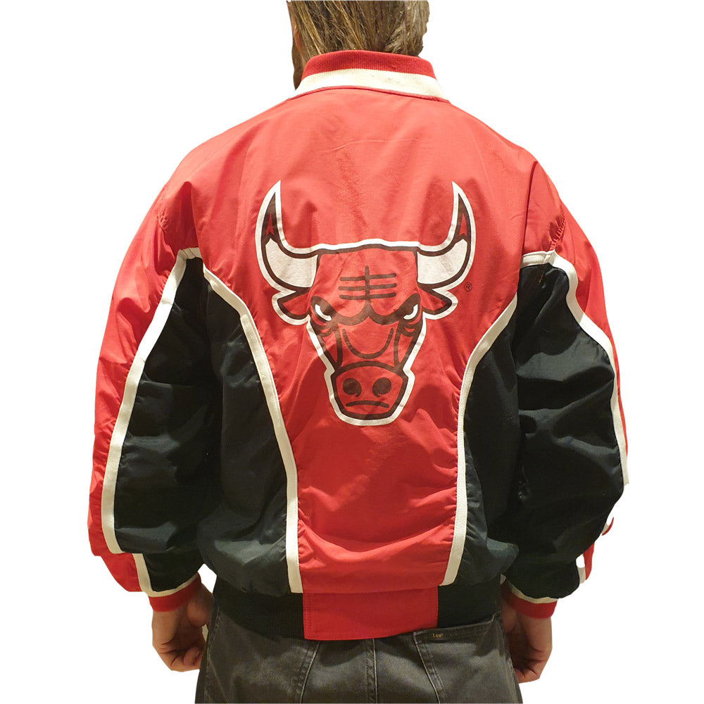 vintage bulls warm up jacket